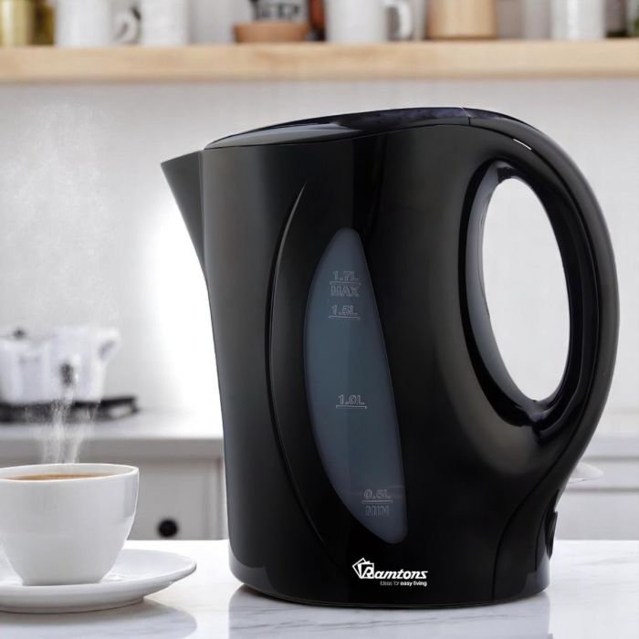 Ramtons Corded Electric Kettle 1.7 Liters Black – RM/594