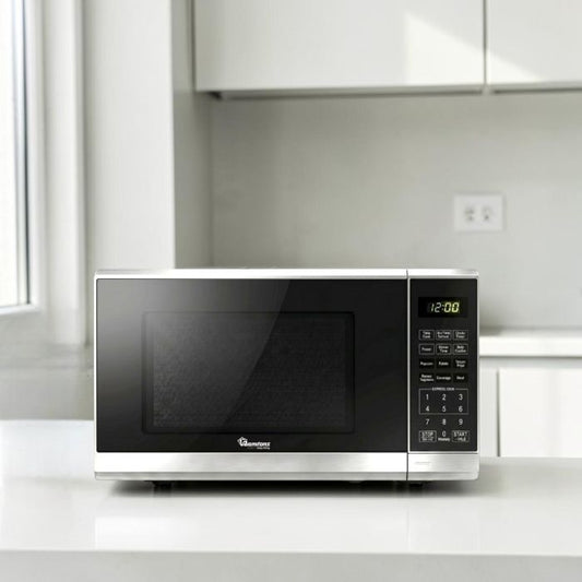 20L silver microwave grill RM/795 mirror finish digital control child lock glass turntable