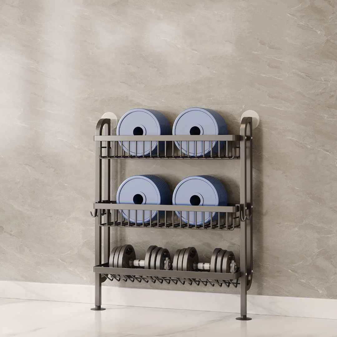 3-Tier Wall-Mounted Kitchen Storage Rack