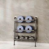 3-Tier Wall-Mounted Kitchen Storage Rack