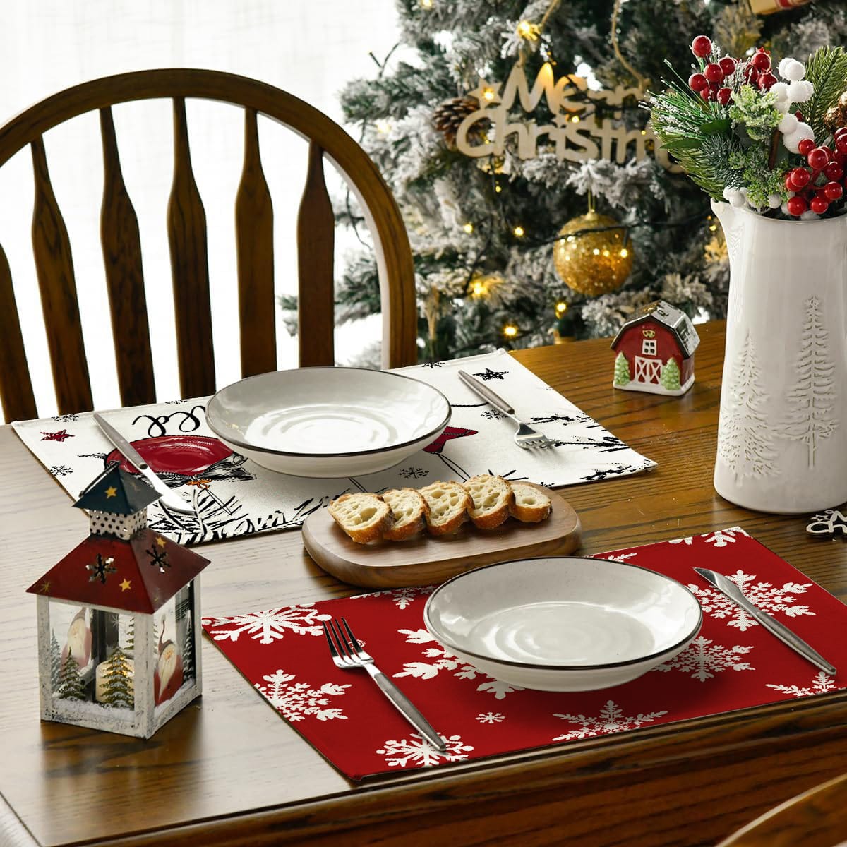 1Pc Christmas Dining Table Placemat