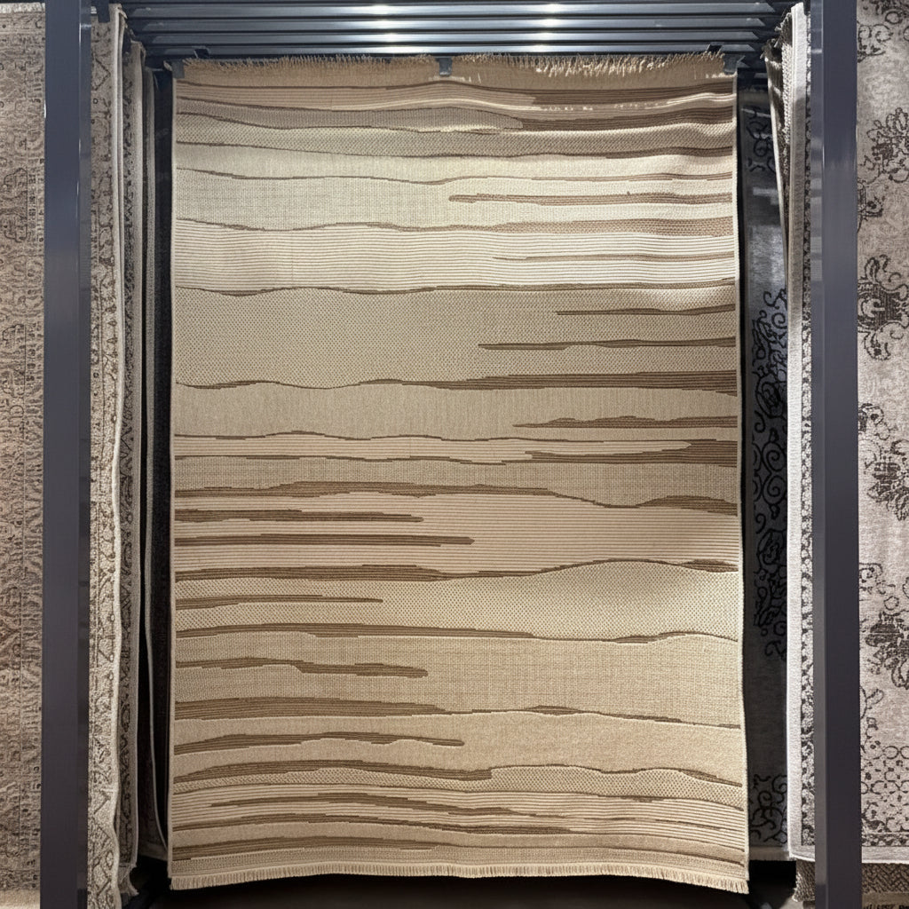 Vedantu Stripe Pattern Carpet Rug