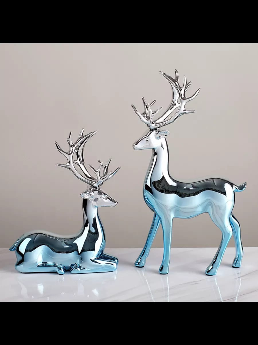 Gold Elk Deer Ornament
