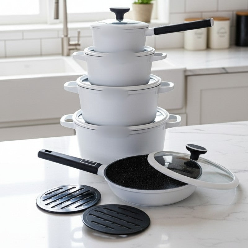 12Pcs Non Stick Cookware Set