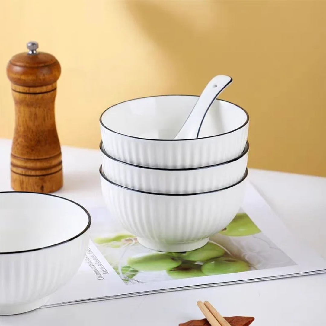 6Pcs Ceramic Bowls