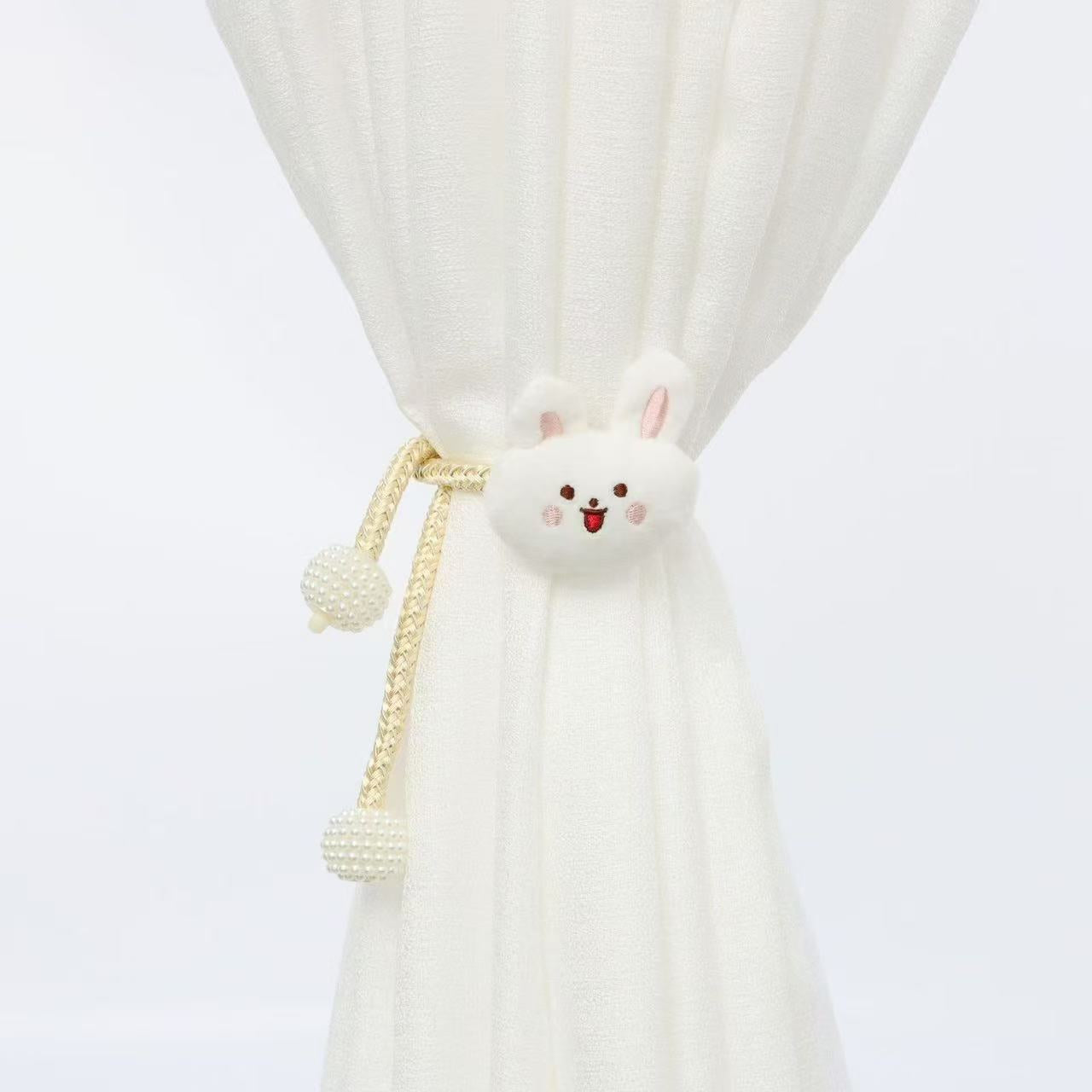 2 Piece Cartoon Bear Curtain Tieback Set