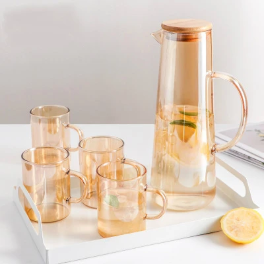 5Pcs Borosilicate Glass Set