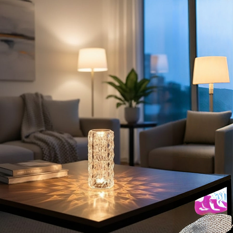 3D Touch Rose Lamp