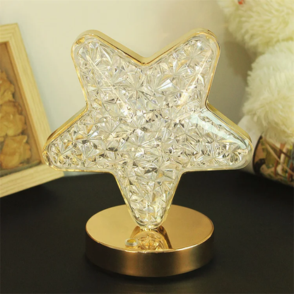Star, Moon & Round Table Lamp