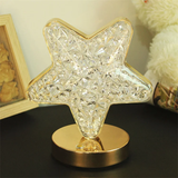 Star, Moon & Round Table Lamp