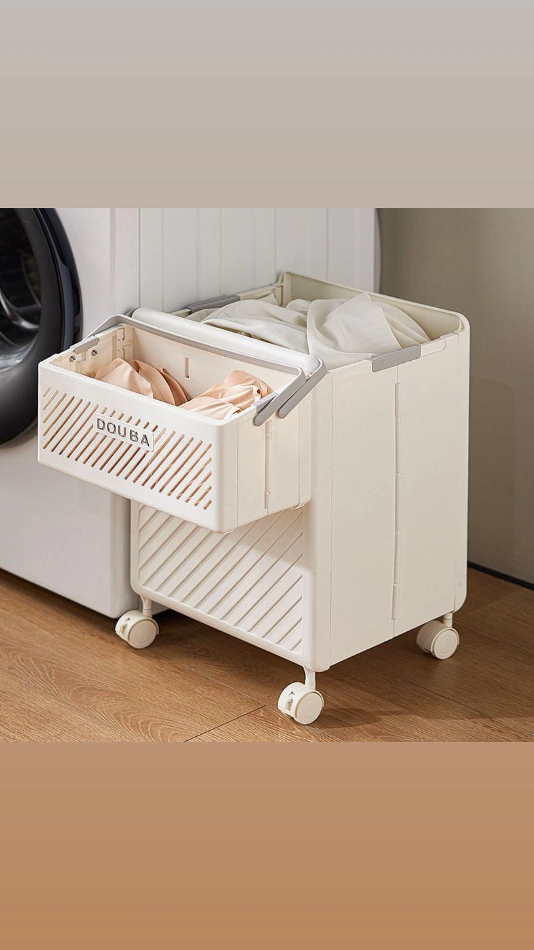 2pcs Foldable laundry Hamper basket
