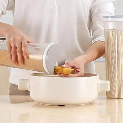 Plastic Spaghetti Jars