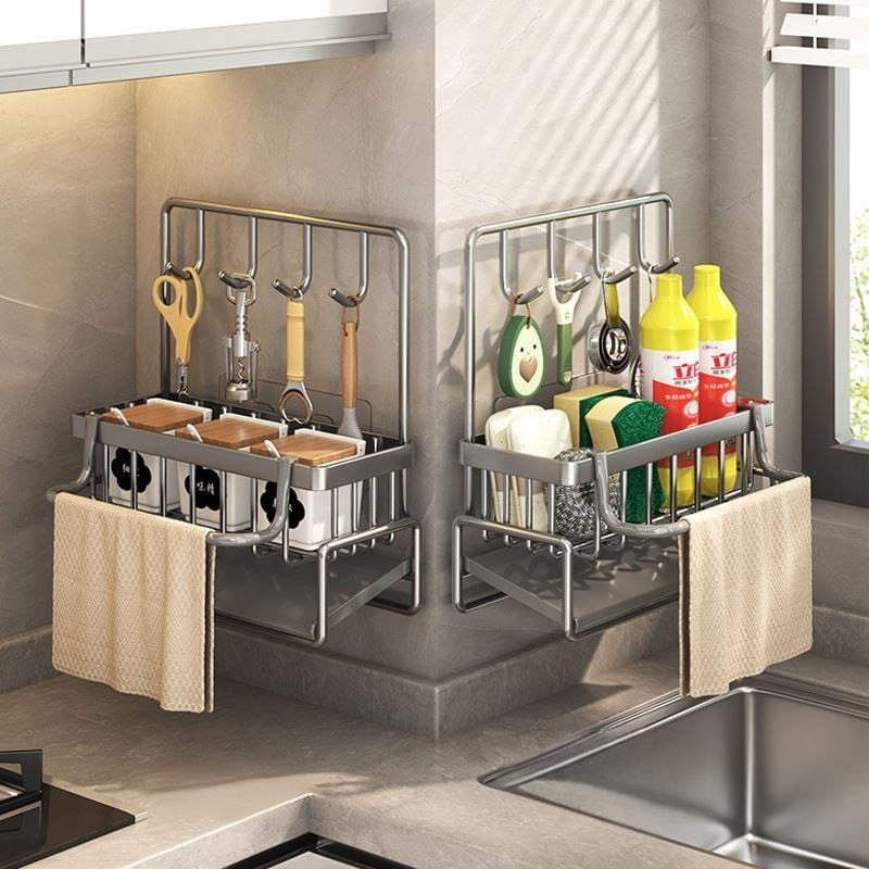 Wall-Mounted Sink Tidy Organizer