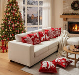 6Pcs Christmas Themed Pillow Covers