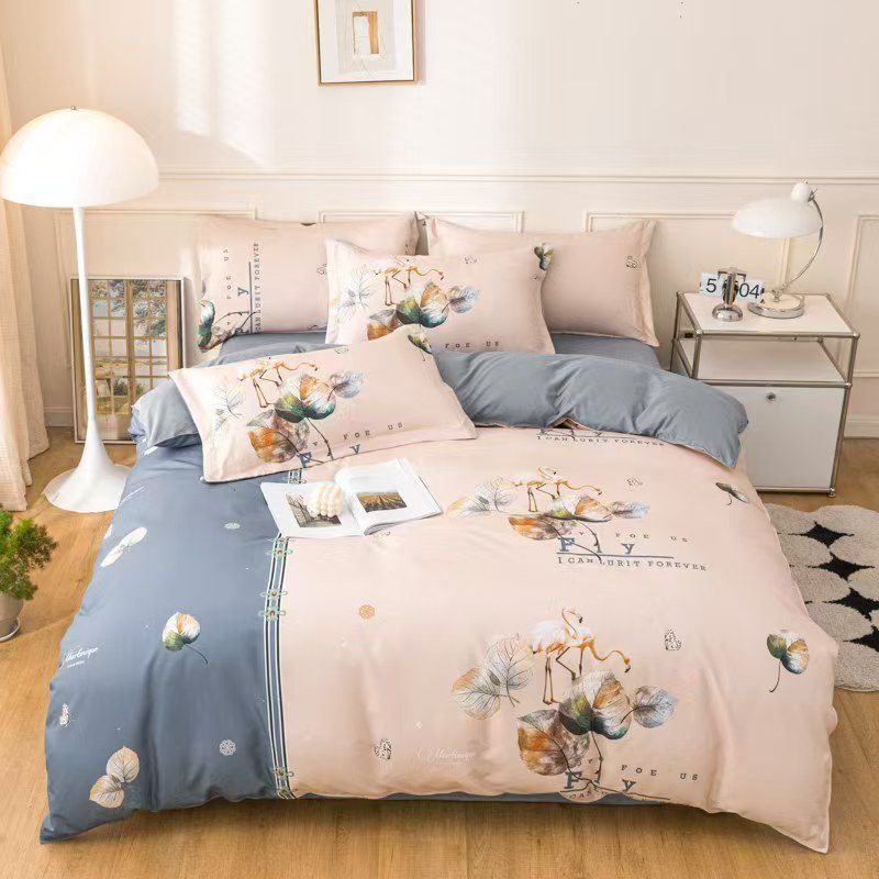 Cotton Printed Duvet Cover Set – 5×6 ft
