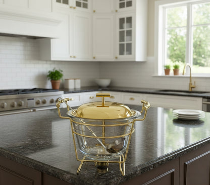 Tabletop Chafing Dish Food Warmer 4 Litres