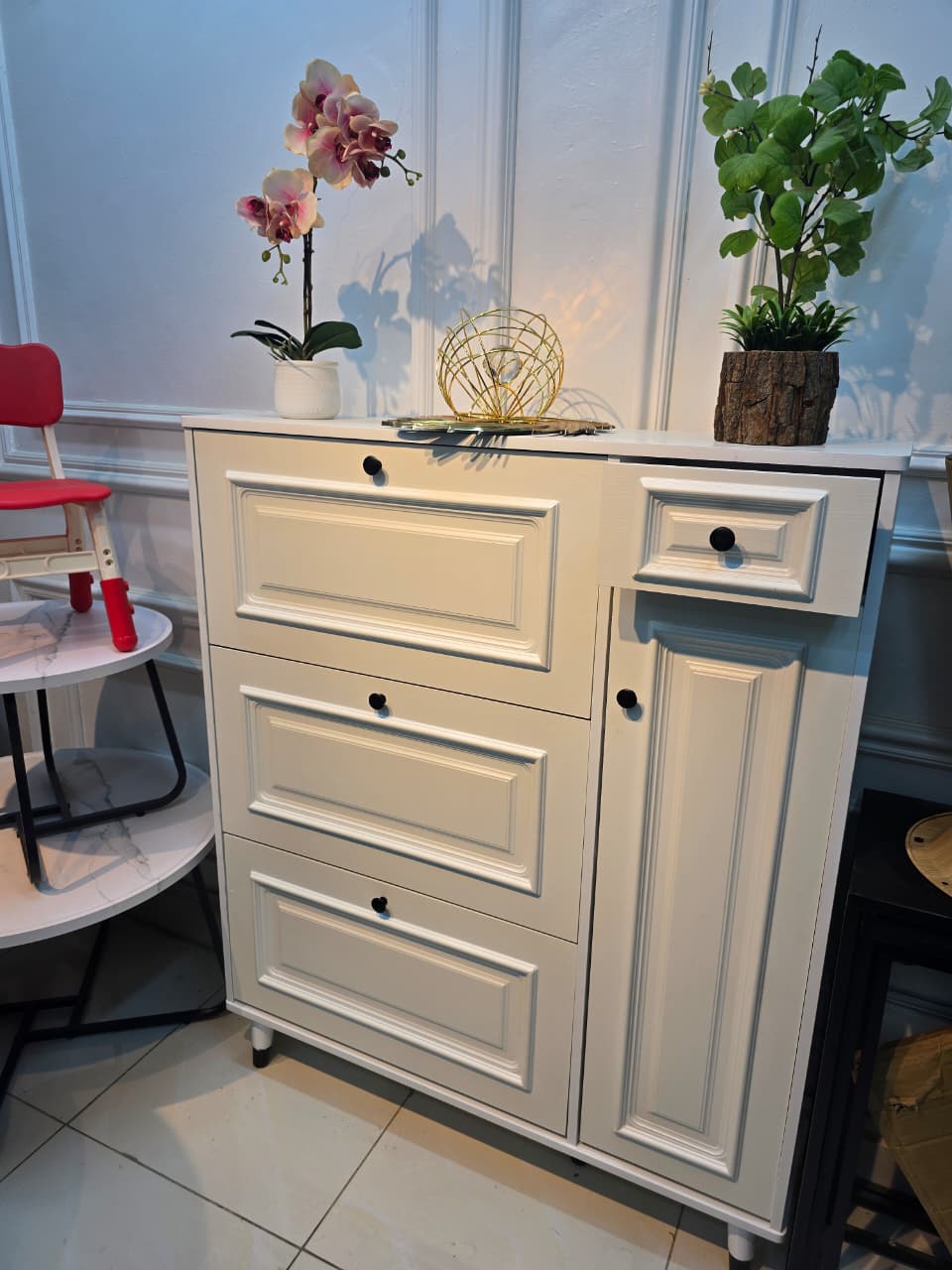 Bucket Flip Shoe Cabinet  Storage Rack