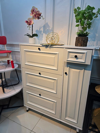 Bucket Flip Shoe Cabinet  Storage Rack