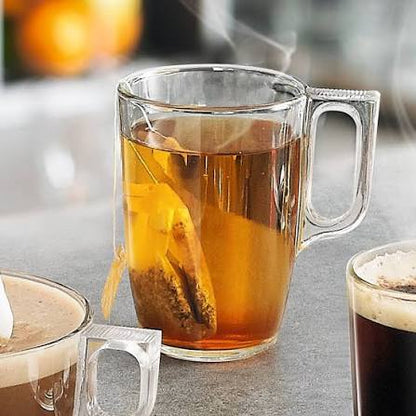 6pcs Arcoroc Voluto Clear Glass Mug 320ml – V7480