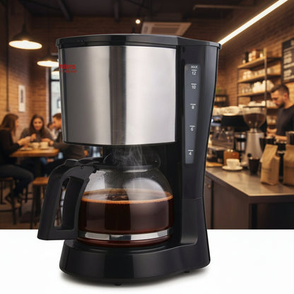 Coffee Maker with 1.5L Capacity and Anti-Drip Function – RM/193