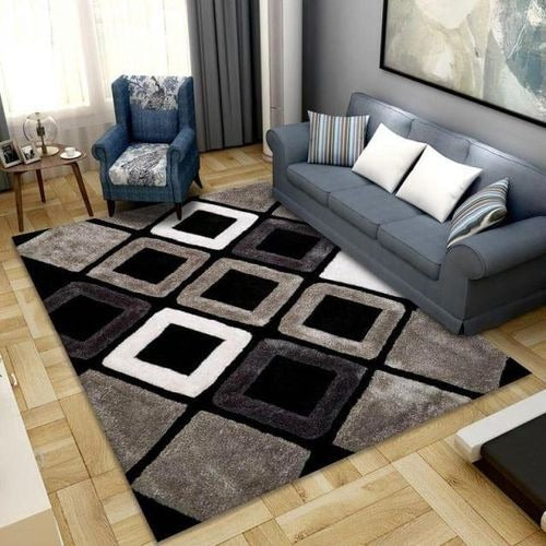 3D carpet rug with modern design size 5x8