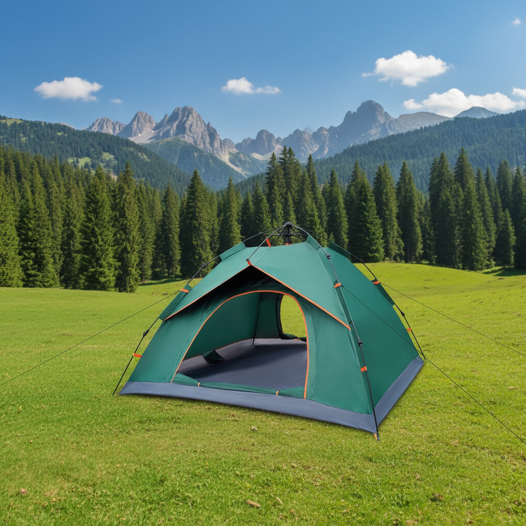 3-4 Person Outdoor Camping Tent 205cm x 205cm x 135cm
