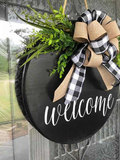 Welcome Decorative Wall Hanging 30cm
