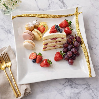 12 Piece Gold Line Dinner Set