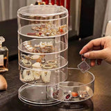5 layers Acrylic rotating Jewellery holder