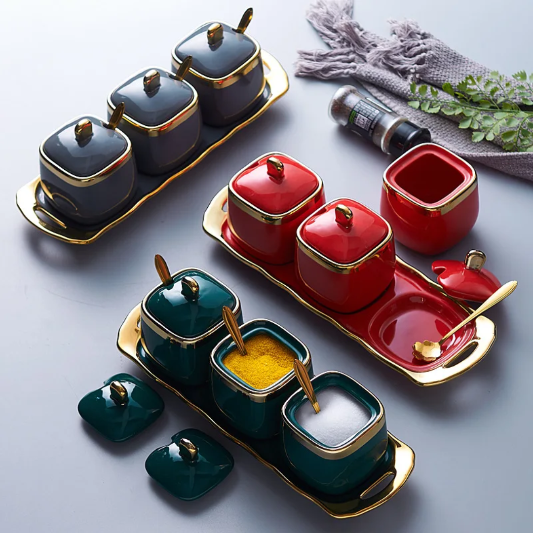 Square Ceramic Canisters