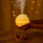 Lark Bird ultrasonic humidifier diffuser with wooden stand