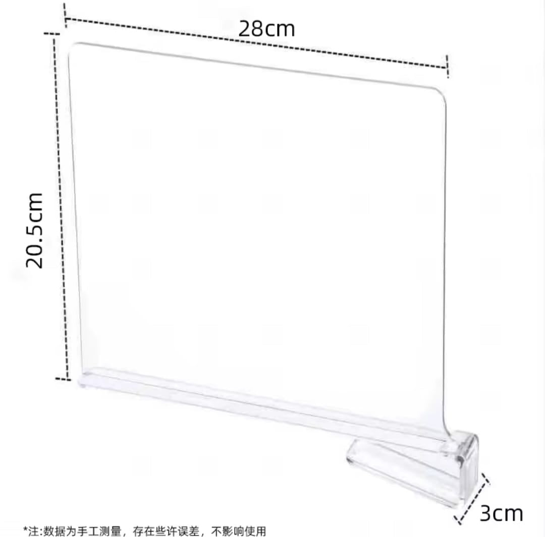 Acrylic Closet Jeans Dividers / Wardrobe Organizer