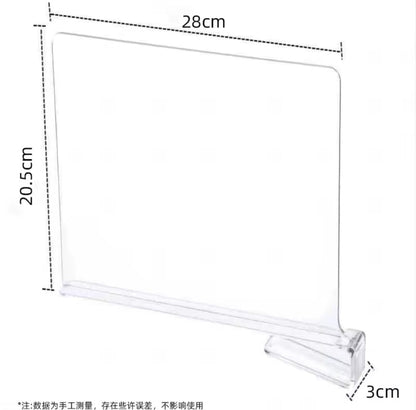 Acrylic Closet Jeans Dividers / Wardrobe Organizer
