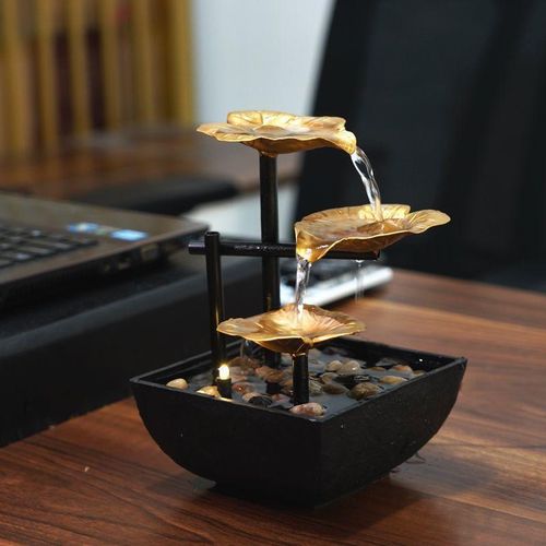 Tabletop water fountain decorative indoor relaxation fountain for home and office décor. 💧✨