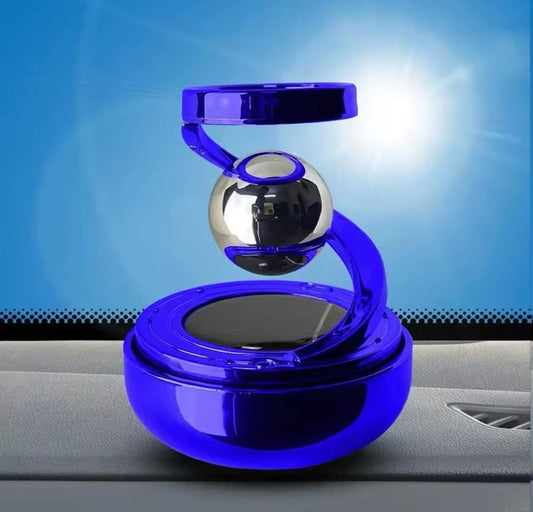 Starry Sky solar-powered rotating car air freshener, dashboard ornament with long-lasting fragrance