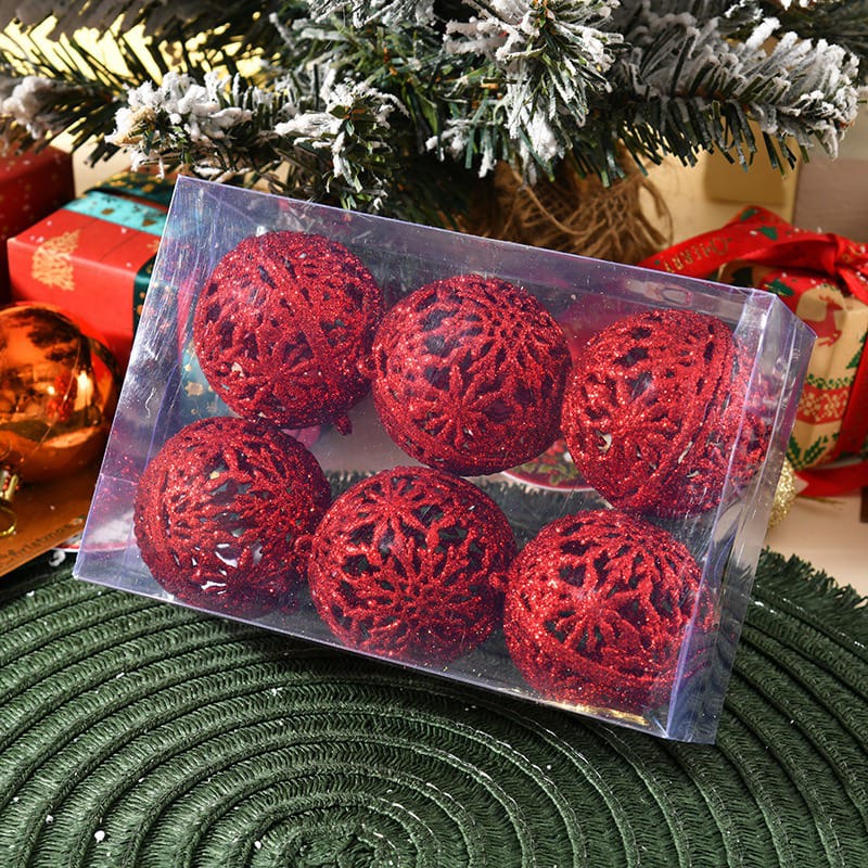 6Pcs Christmas Balls – Hanging Tree