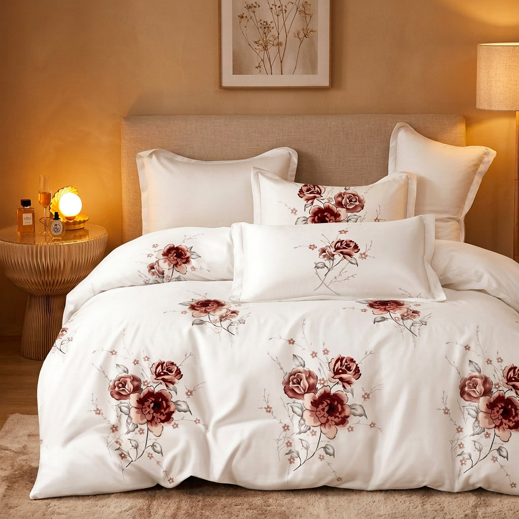 6Pc Soft Cotton Duvet Cover Set