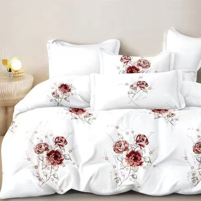 6Pc Soft Cotton Duvet Cover Set