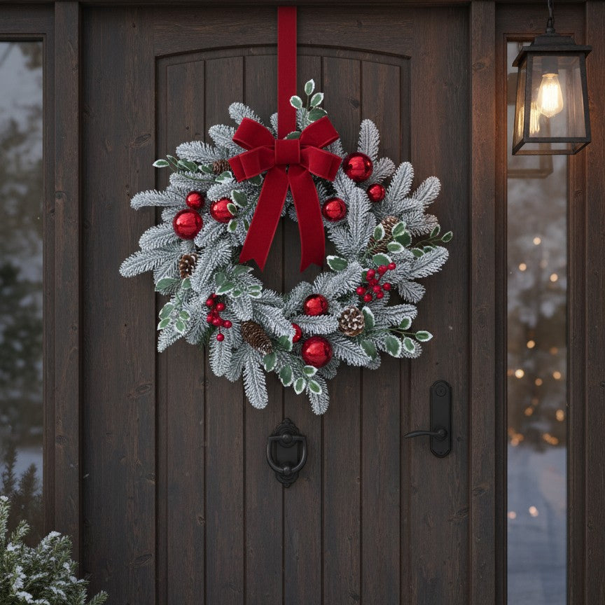 50cm Decorative Christmas Door Wreath