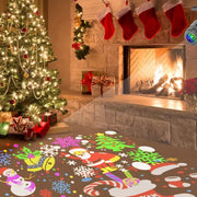 LED Christmas projection light lamp with 16 patterns rotating waterproof outdoor indoor festive decoration
