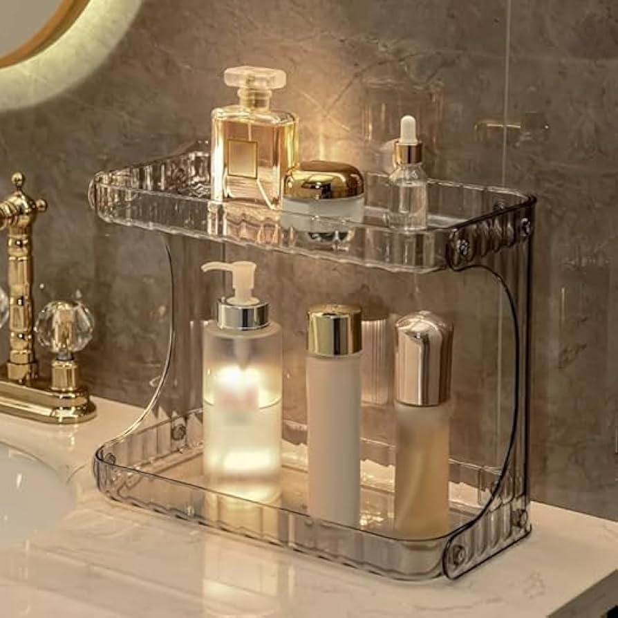 Double Layer Vanity Stand