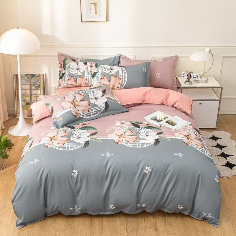 Cotton Printed Duvet Cover Set – 5×6 ft