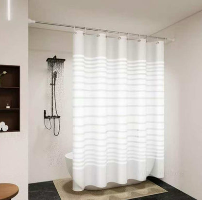 Shower Curtain with Hooks 180 × 200 cm