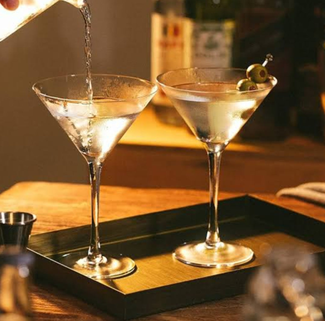 Polycarbonate Martini Long Glass