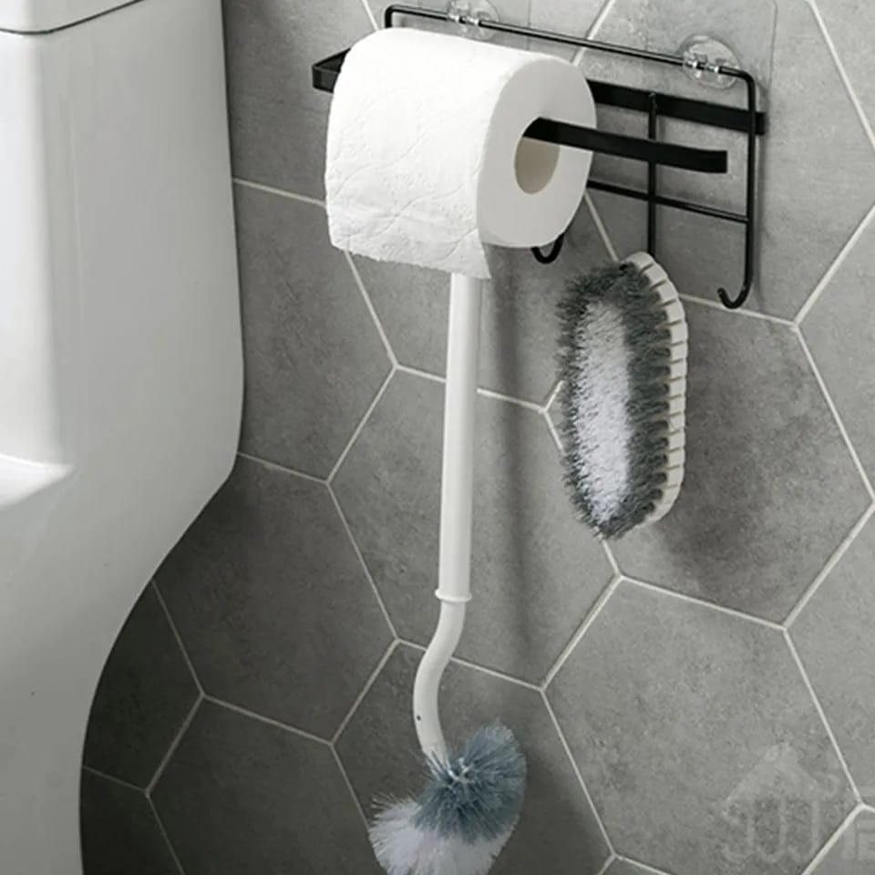 Wall Mounted Tissue Holder Shelf With Suction Cup