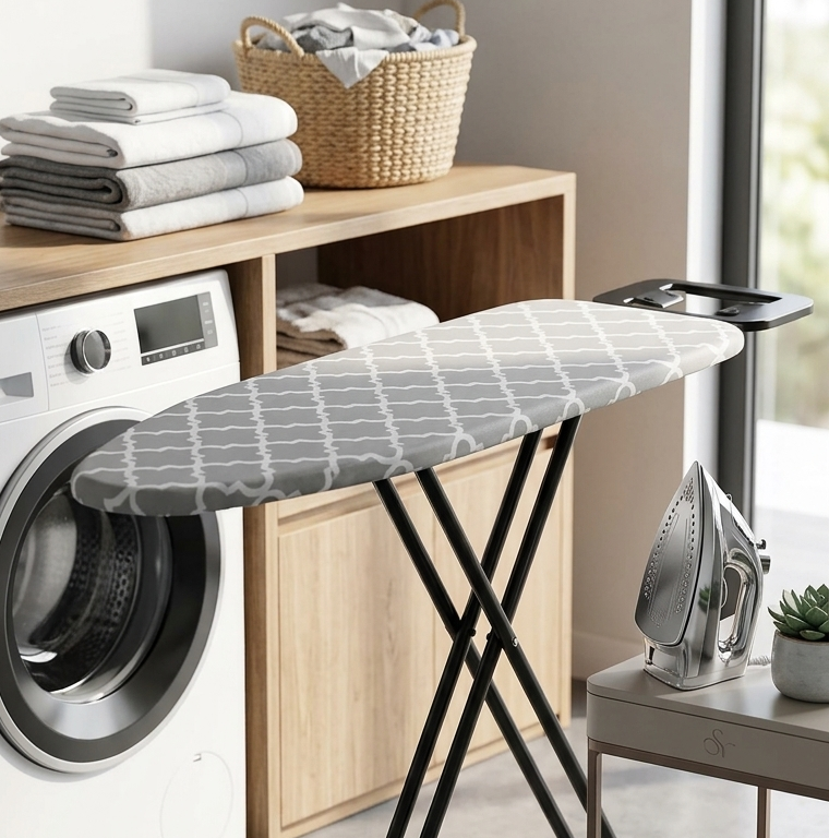 Metallic Folding Adjustable Ironing Board