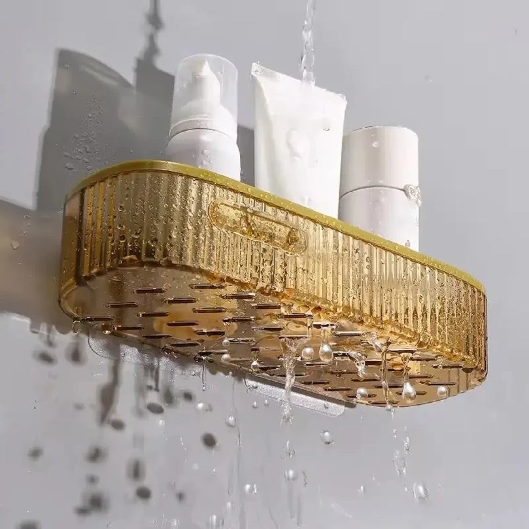 Acrylic bathroom shelf