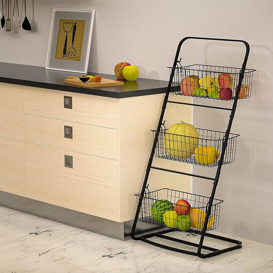 3 tier fruit grocery rack