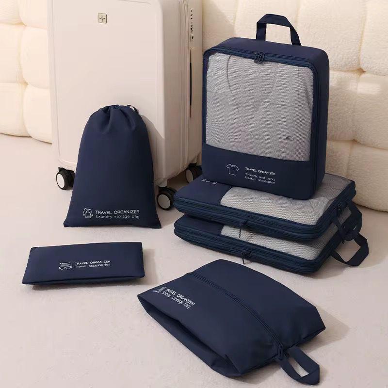 6-Piece Stylish Travel Luggage Storage Bag Set