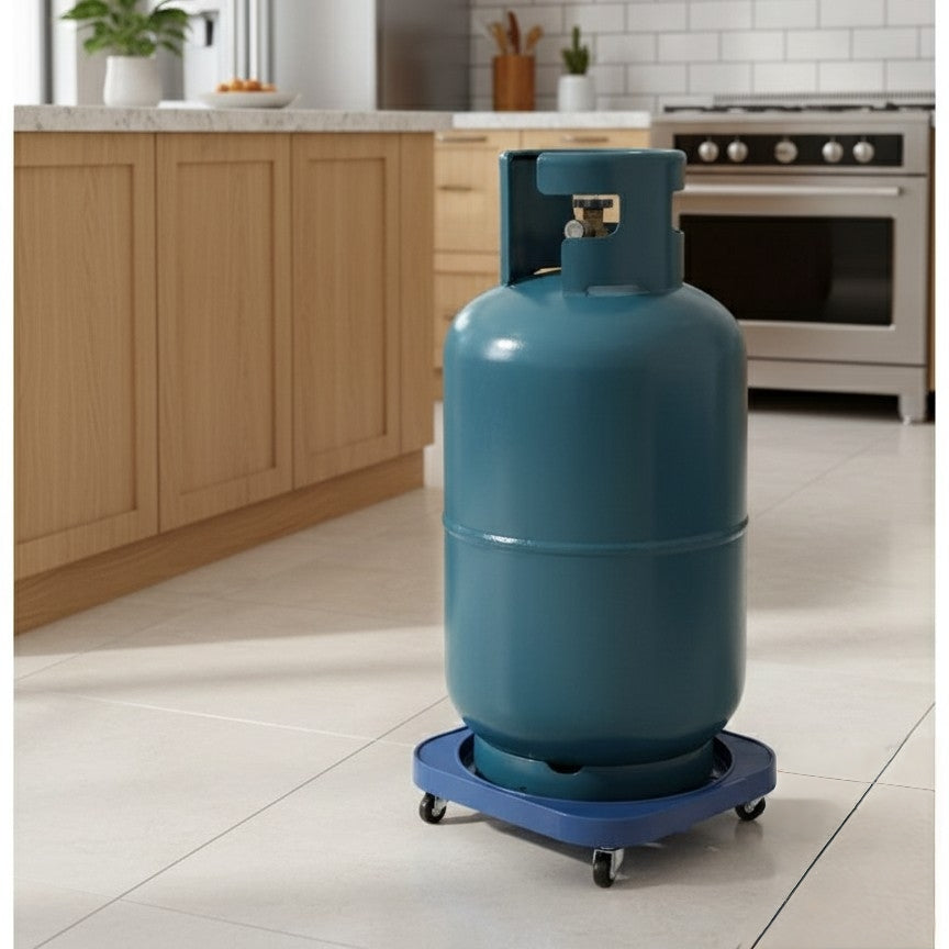 Heavy duty multipurpose gas trolley with four wheels